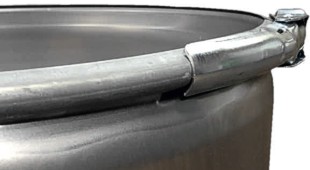 UN Reduced Head Container Compatible Open Top Drums