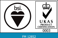 Accredited with BSI Quality Management Systems Registration